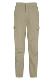 Navigator Mens Anti-Mosquito Trousers - Short Length Dark Beige