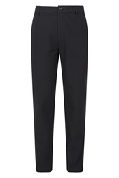 Odyssey Mens Water Resistant Stretch Trousers - Short Length Black