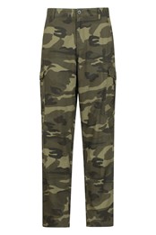 Lakeside Camo Mens Cargo Pants - Short Length Khaki