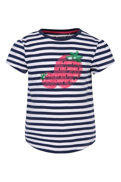 Strawberry Kids Organic T-shirt - Cream