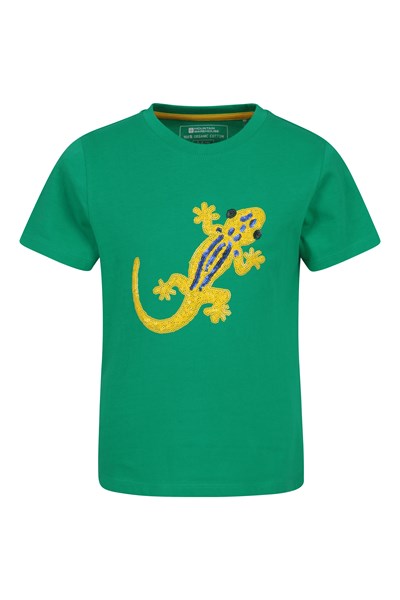 Gecko Kids Organic T-Shirt - Green