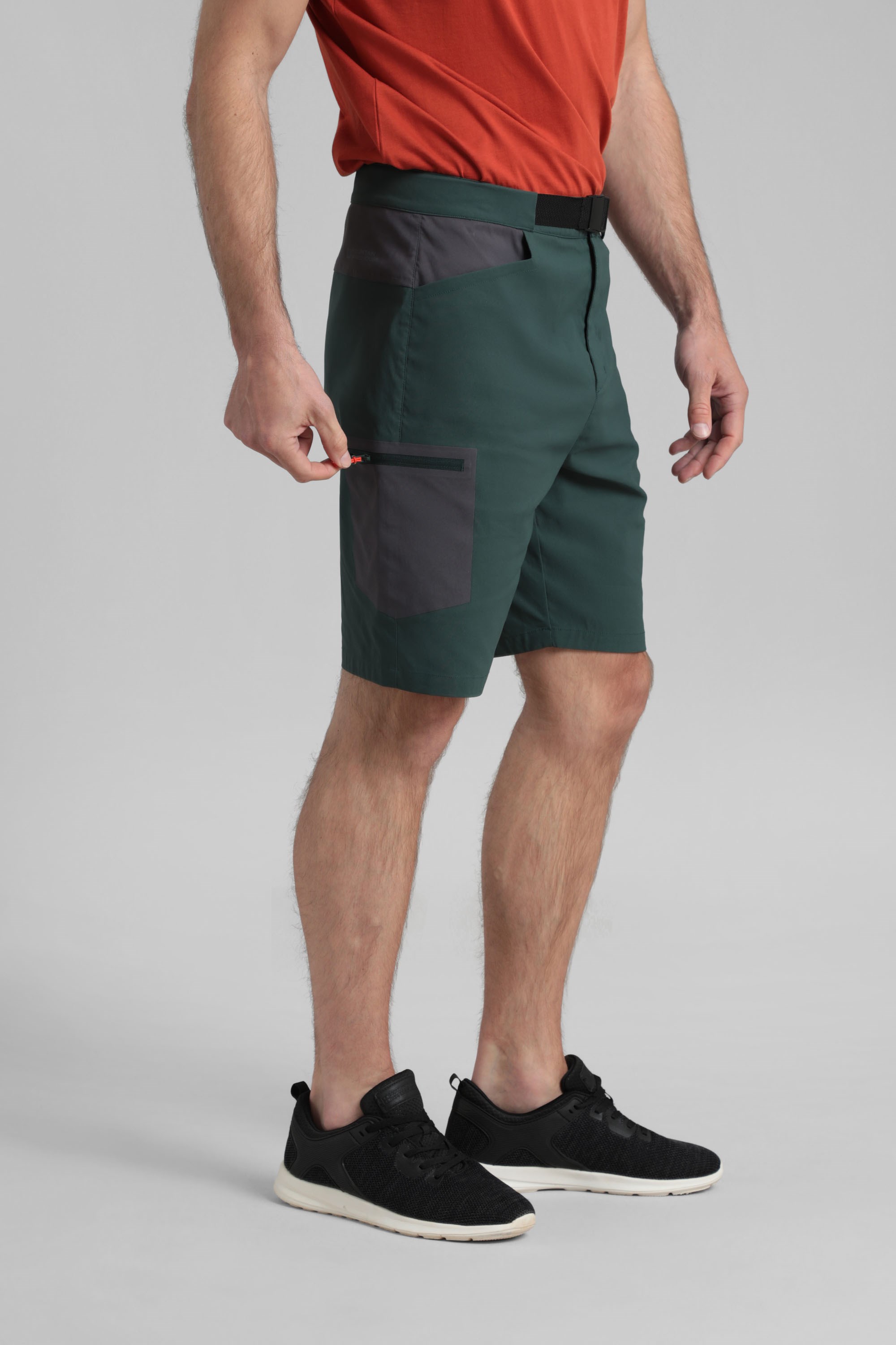 Savanna Mens Trekking Shorts - Green
