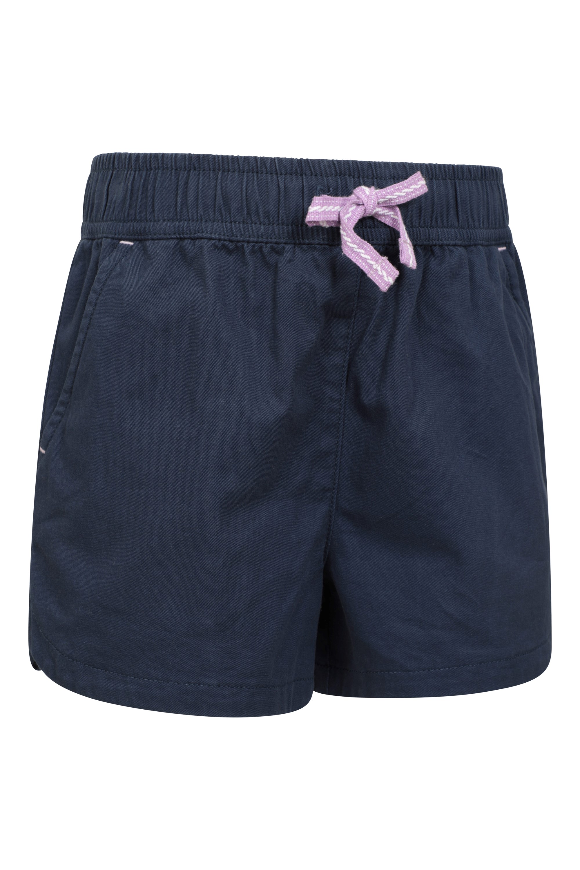 Mountain Warehouse Mountain Warehouse Kids Waterfall Shorts Cotton Elastic 2 Pack Summer Half Pants 