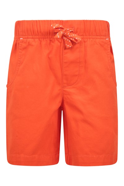 Waterfall Kids Organic Shorts - Orange
