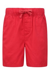 Waterfall Kids Organic Shorts Red