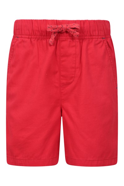 Waterfall Kids Organic Shorts - Red