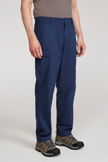 Lakeside Mens Cargo Pants Blue