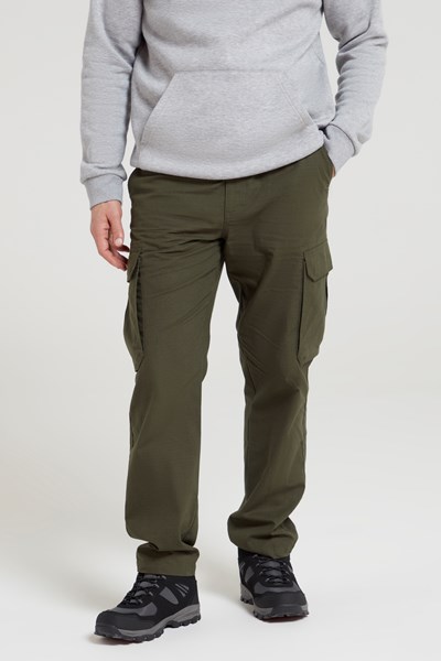Lakeside Mens Cargo Trousers - Green