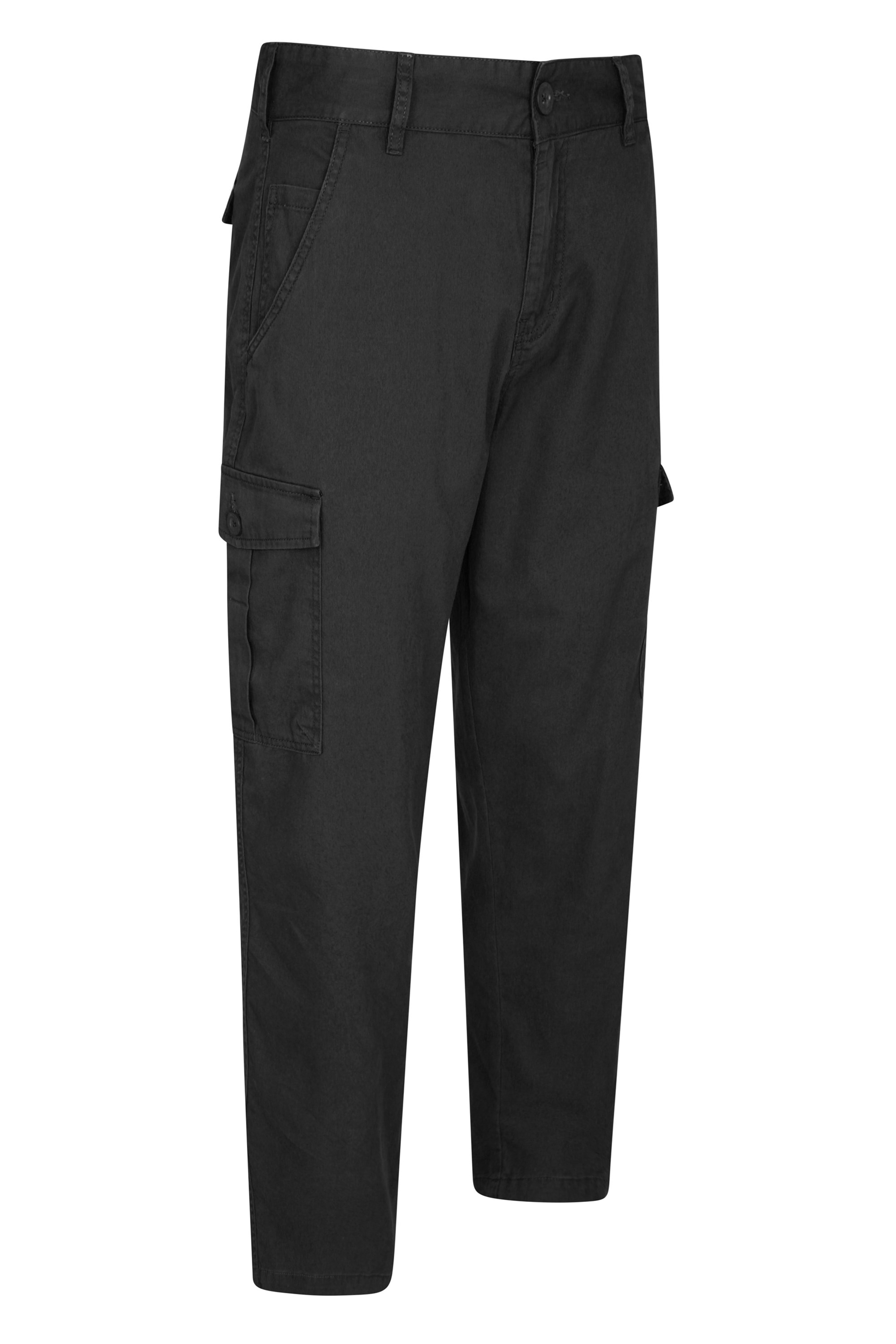 cargo trousers black mens