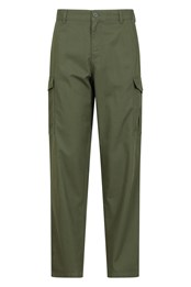 Lakeside Cargo Mens Trousers - Short Length Light Khaki