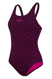 Boomstar Allover Muscleback Womens Swimsuit Black