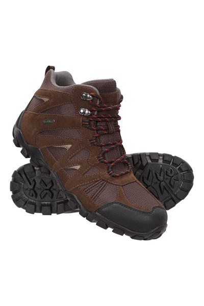Belfour Mens Waterproof Walking Boots - Brown