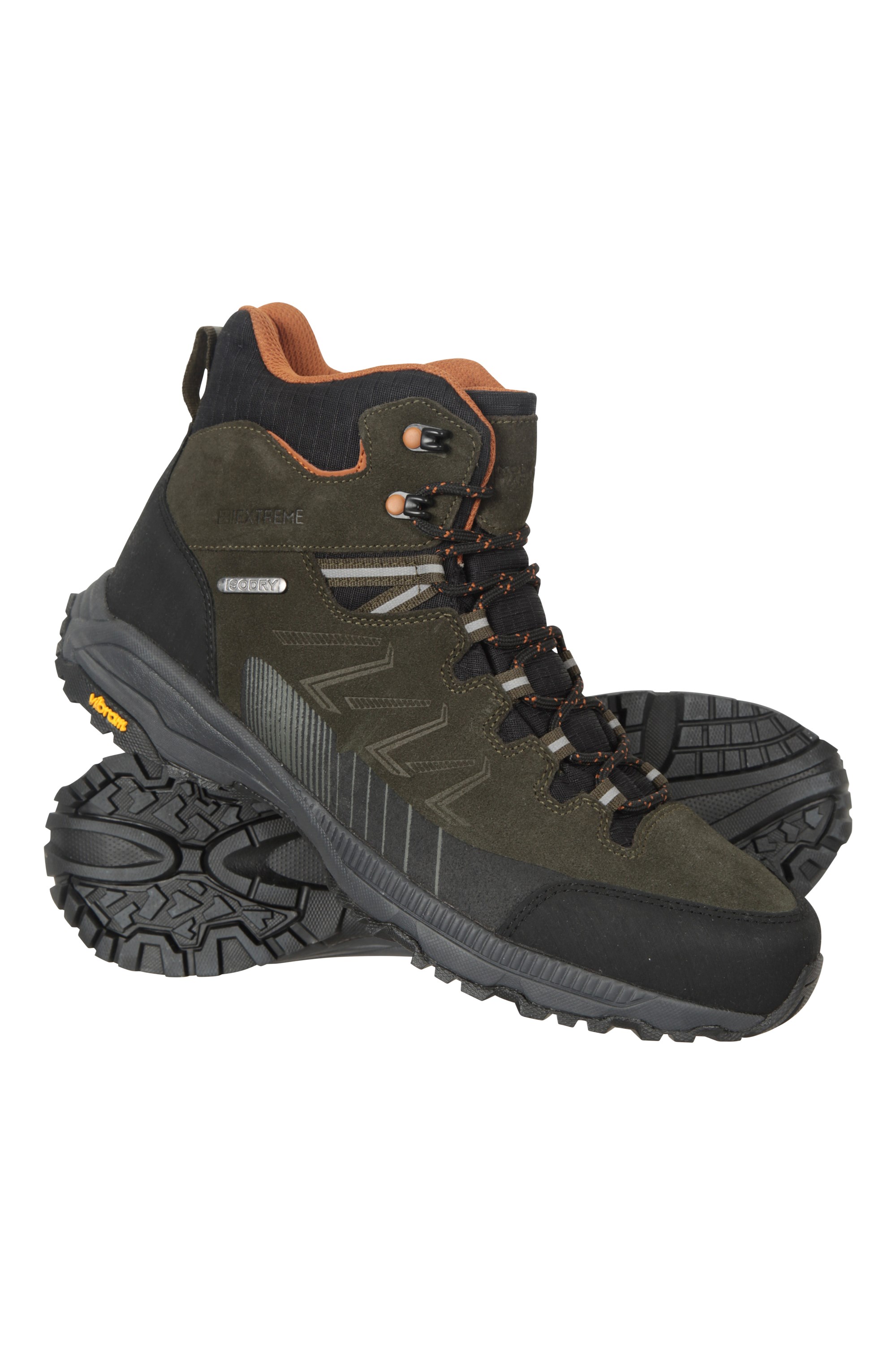 Latitude Extreme Mens Leather Waterproof Hiking Boots