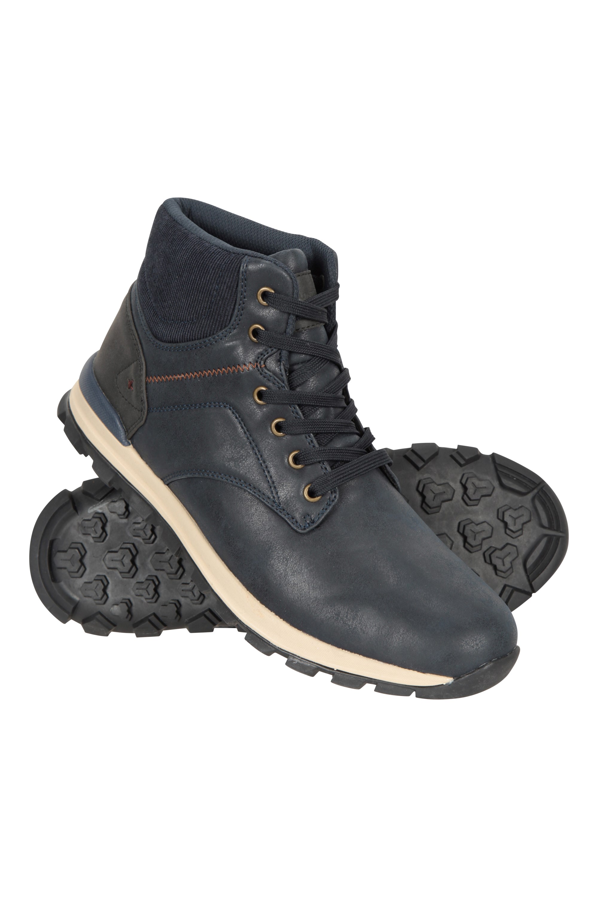 for Men Mens Shoes Boots Formal and smart boots Black Mountain Warehouse Mesh Upper & in Charcoal 