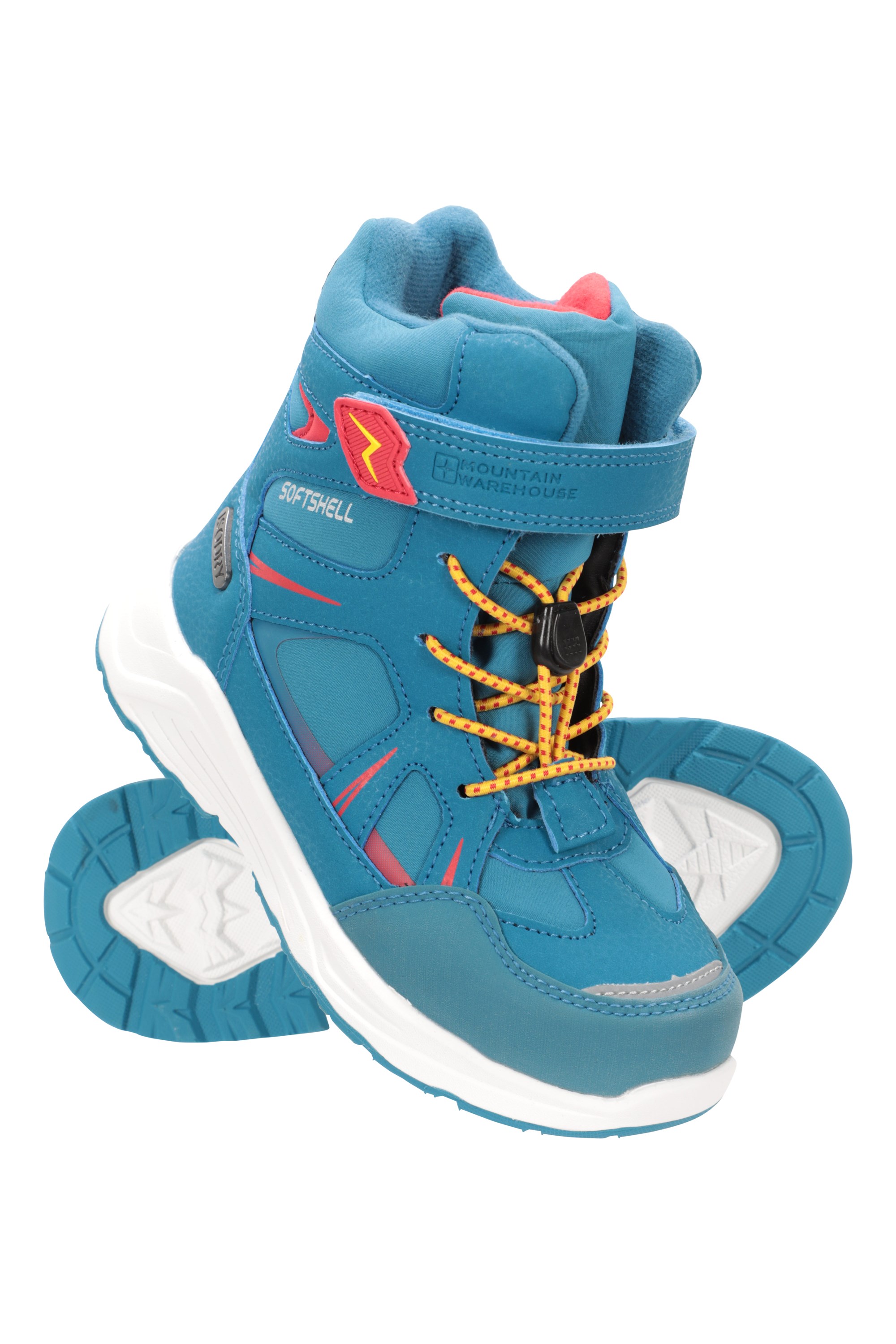 Dimension — wodoodporne buty dziecięce do trekkingu - Blue