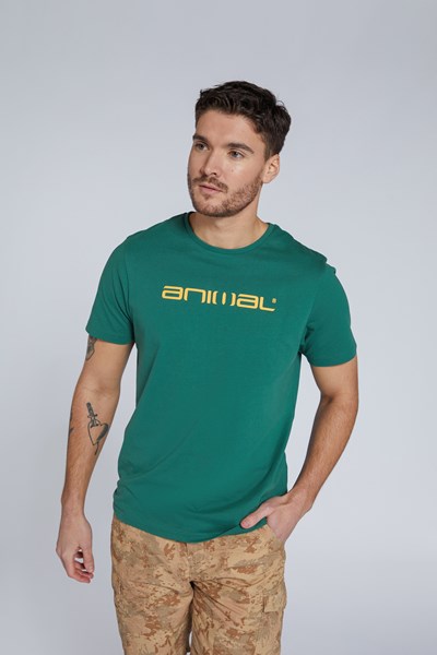 Animal Classico Mens Organic T-shirt - Green