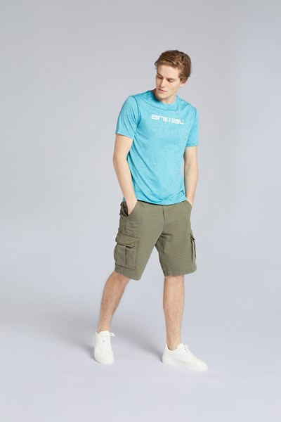 Animal Strive Mens Recycled T-Shirt - Turquoise