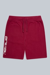 Unwind Mens Organic Shorts Burgundy