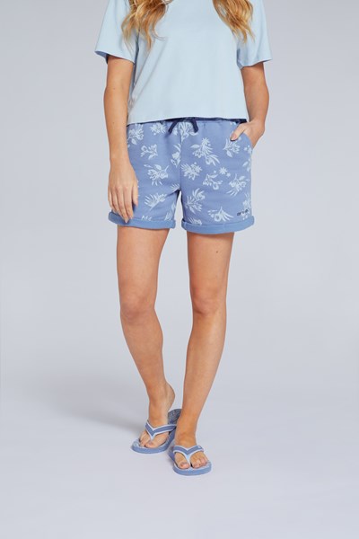 Lana Womens Organic Shorts - Blue