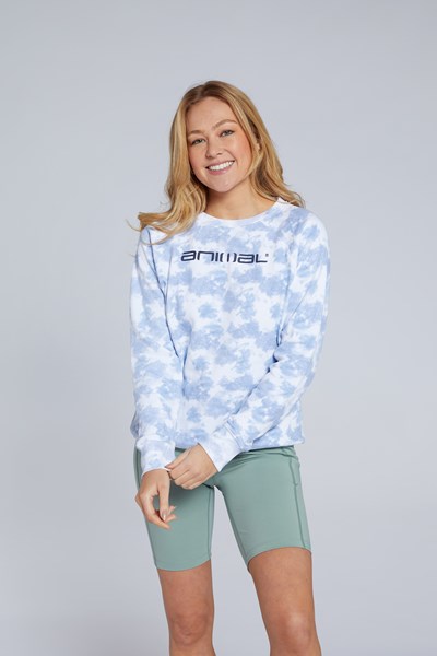 Animal Mila Womens Organic Sweatshirt - Navy