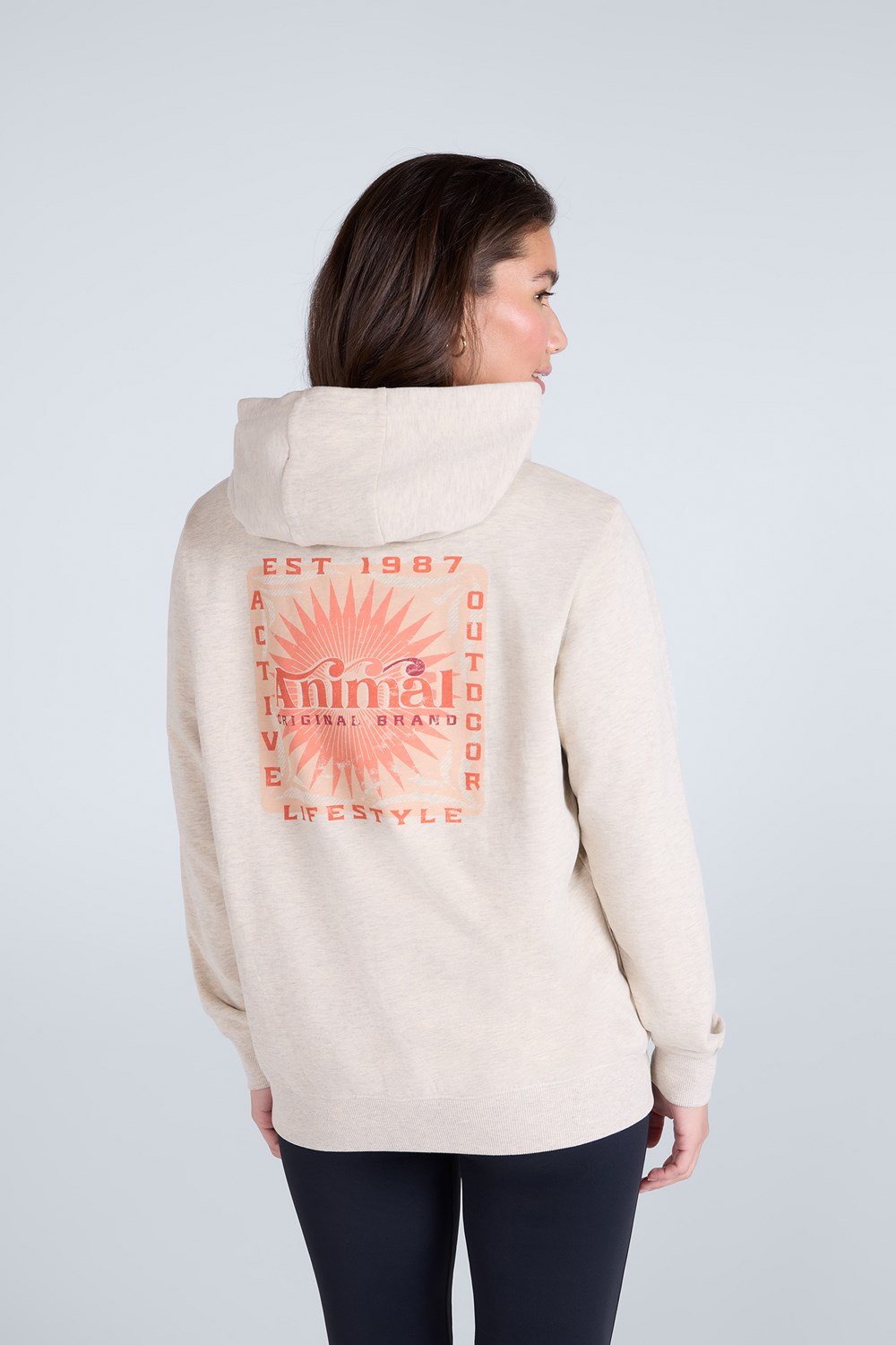Animal Womens Maya Hoodie Ladies Sweatshirt Gym Training Cotton Pullover - Picture 57 of 123