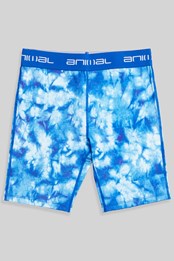 Roadtrip Kids Recycled Cycling Shorts Blue
