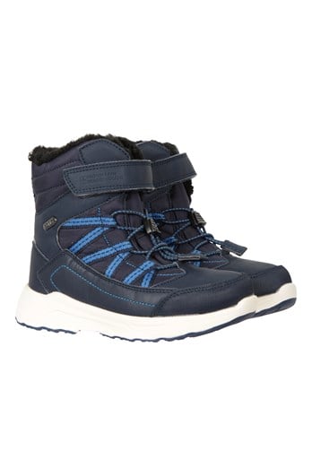 Denver Kids Adaptive Waterproof Snow Boots Navy