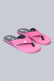 Swish Womens Recycled Flip-Flops Bright Pink