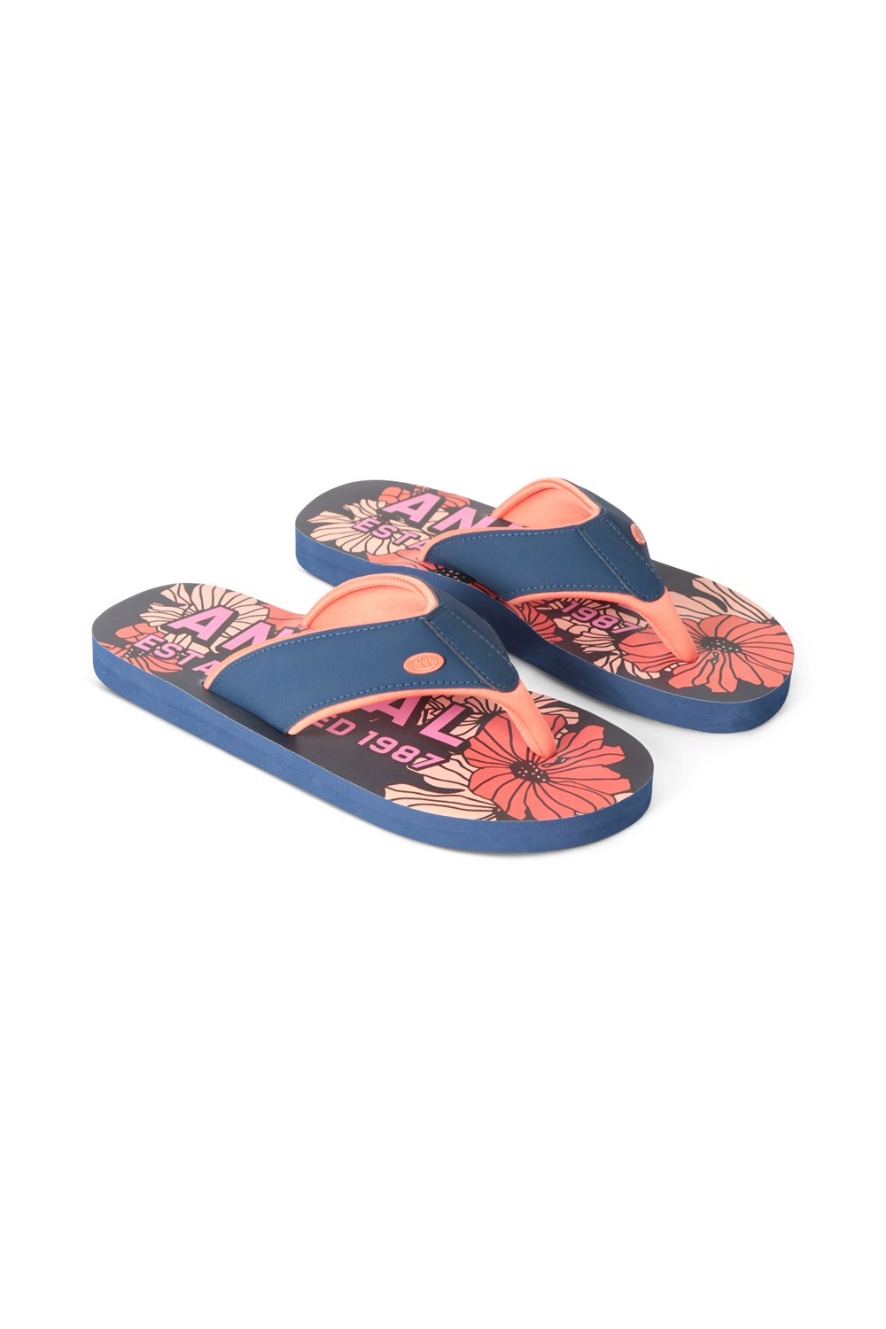 Animal Womens Swish All Over Printed Flip Flop Ladies Beach Summer Sandals - Picture 72 of 293
