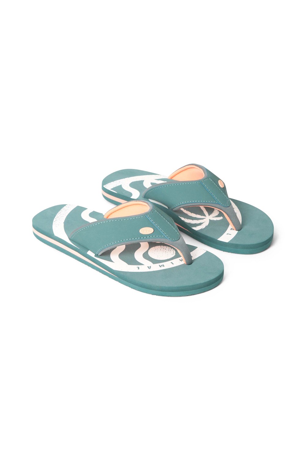 Animal Womens Swish All Over Printed Flip Flop Ladies Beach Summer Sandals - Picture 157 of 293