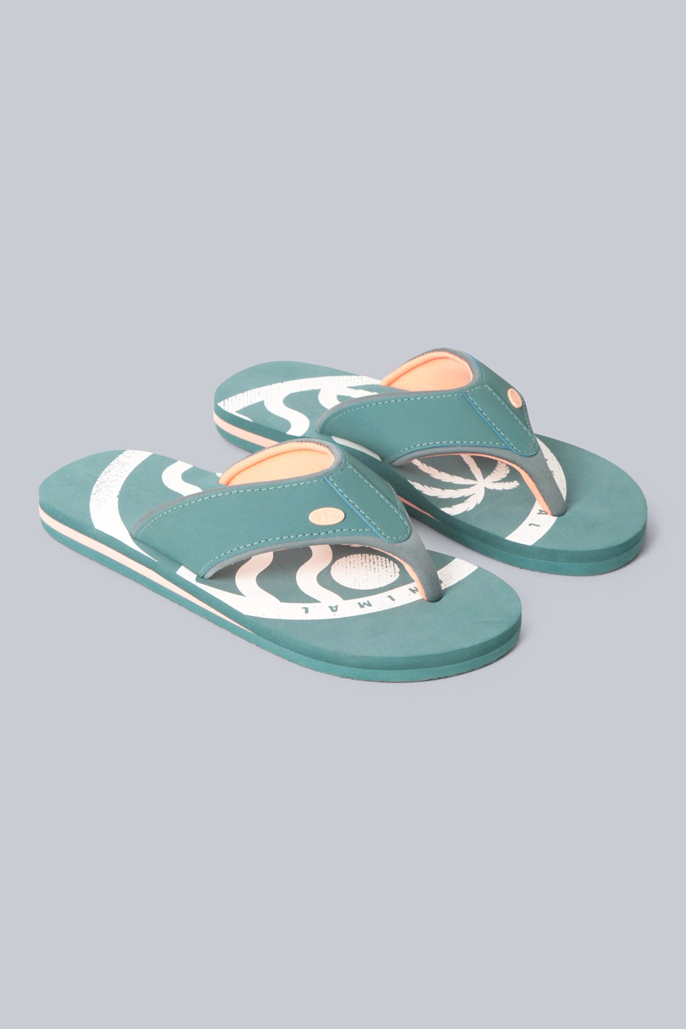 Animal Womens Swish All Over Printed Flip Flop Ladies Beach Summer Sandals - Picture 152 of 293