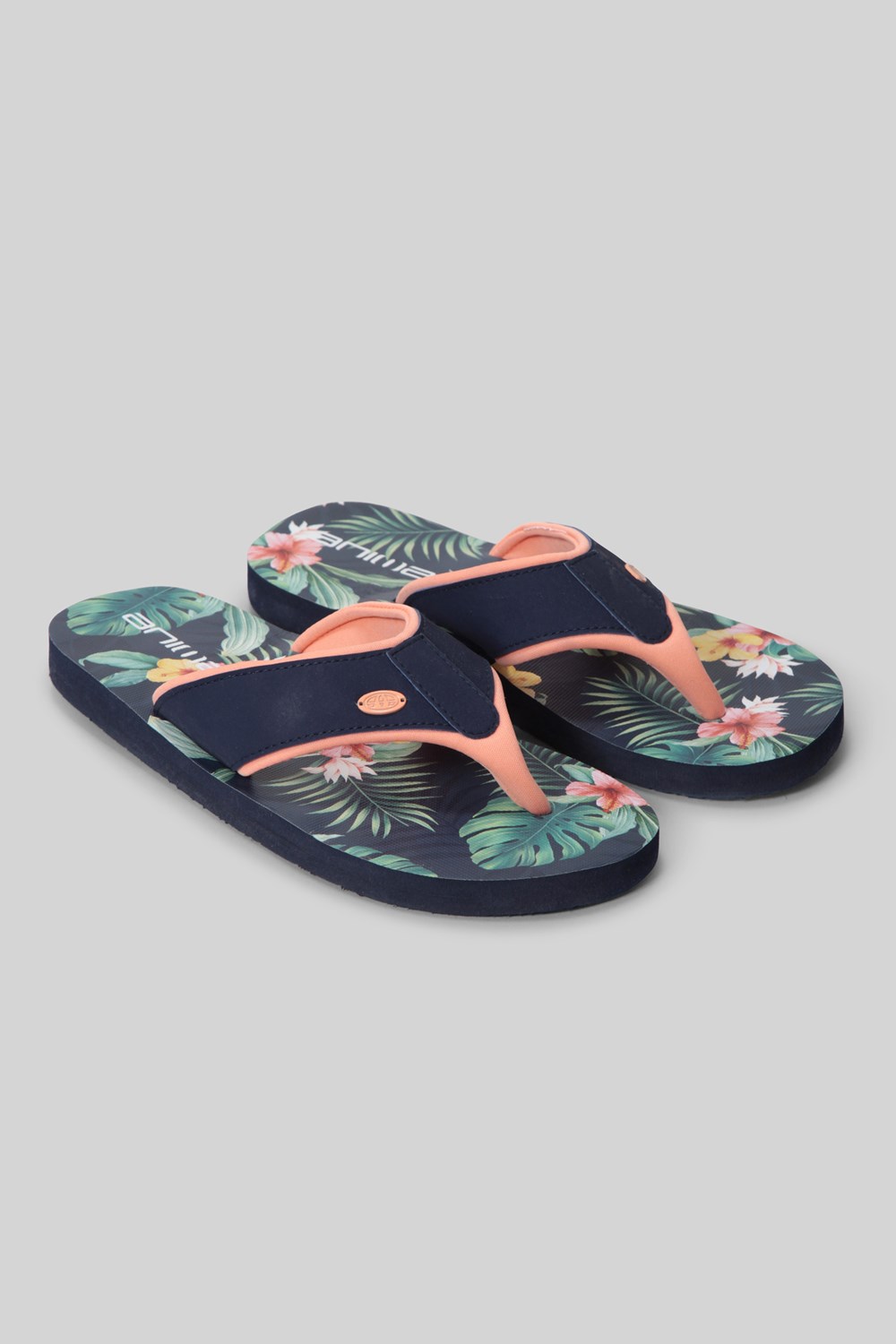 Animal Womens Swish All Over Printed Flip Flop Ladies Beach Summer Sandals - Picture 201 of 293