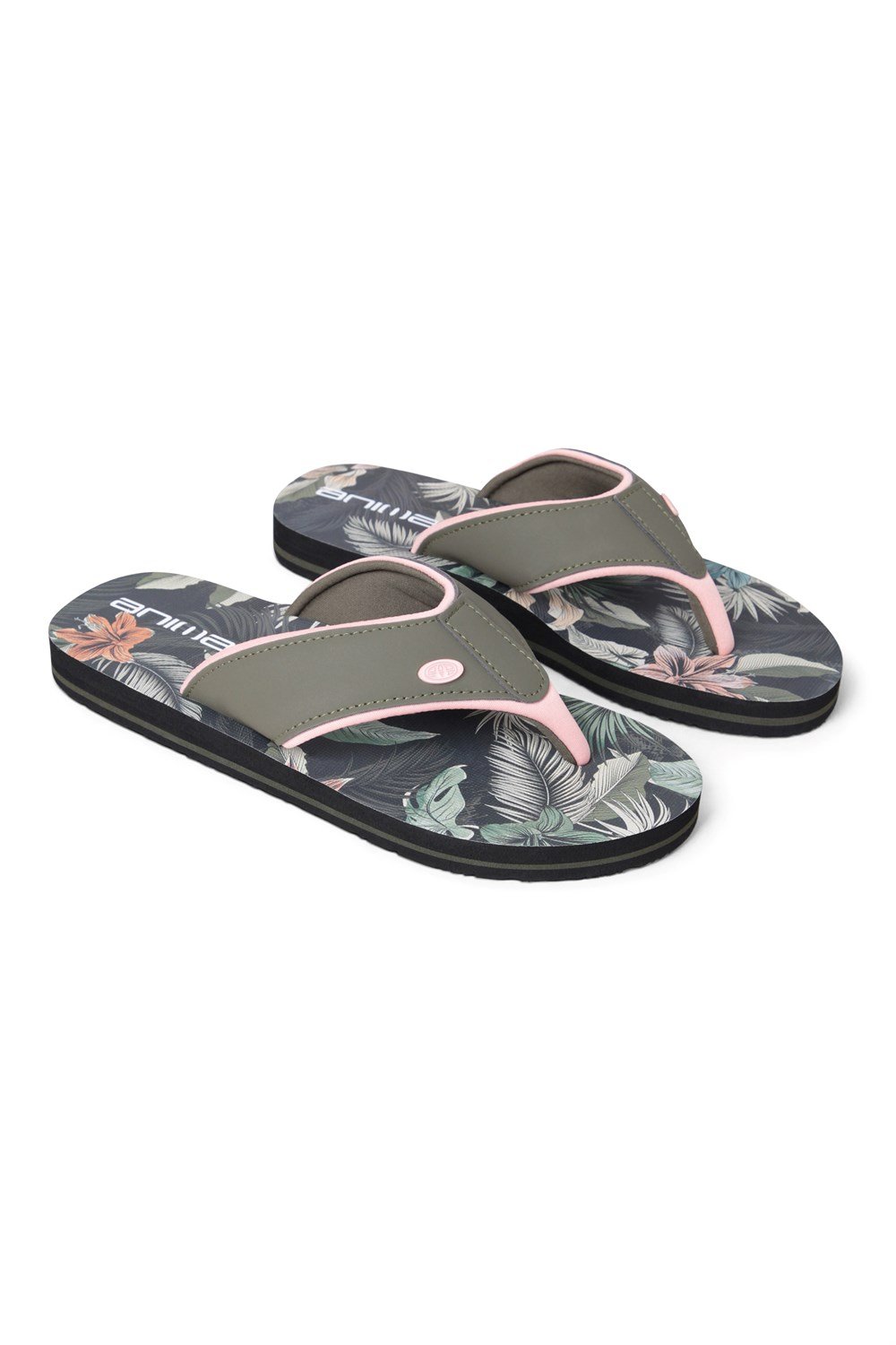 Animal Womens Swish All Over Printed Flip Flop Ladies Beach Summer Sandals - Picture 227 of 293