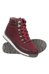 Berlin Wasserdichte Wanderstiefel für Damen Burgund