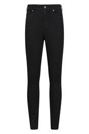 Cosmo Womens Skinny Jeans Black