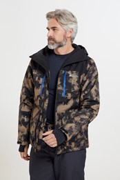 Drayton Mens Waterproof Ski Jacket Tan