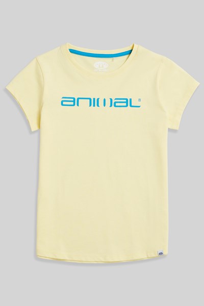 Animal Sienna Kids Organic T-shirt - Yellow