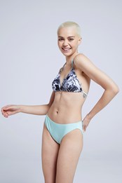 Poolside braguita de bikini reciclada para mujer Verde Pálido