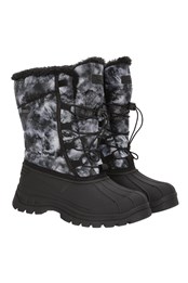 Whistler Kids Printed Adaptive Snow Boots Monochrome