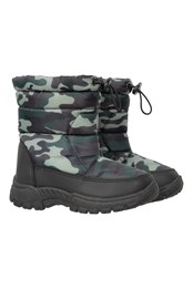 Caribou Toddler Adaptive Printed Snow Boots Camouflage