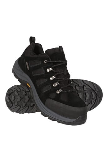 Vertex Mens Wide-Fit Extreme Vibram Shoes Jet Black