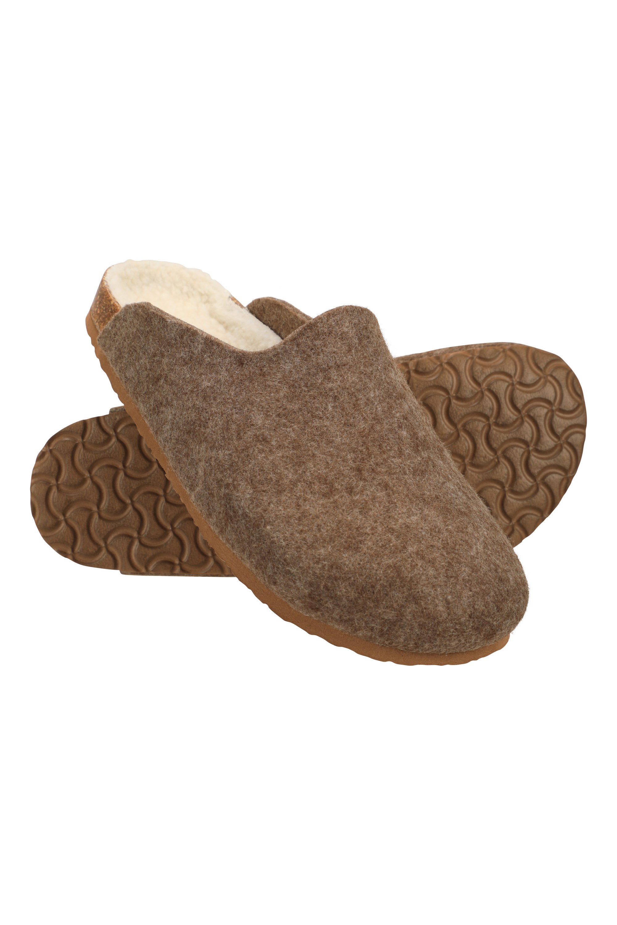 Cosy Mens Casual Slippers - Beige