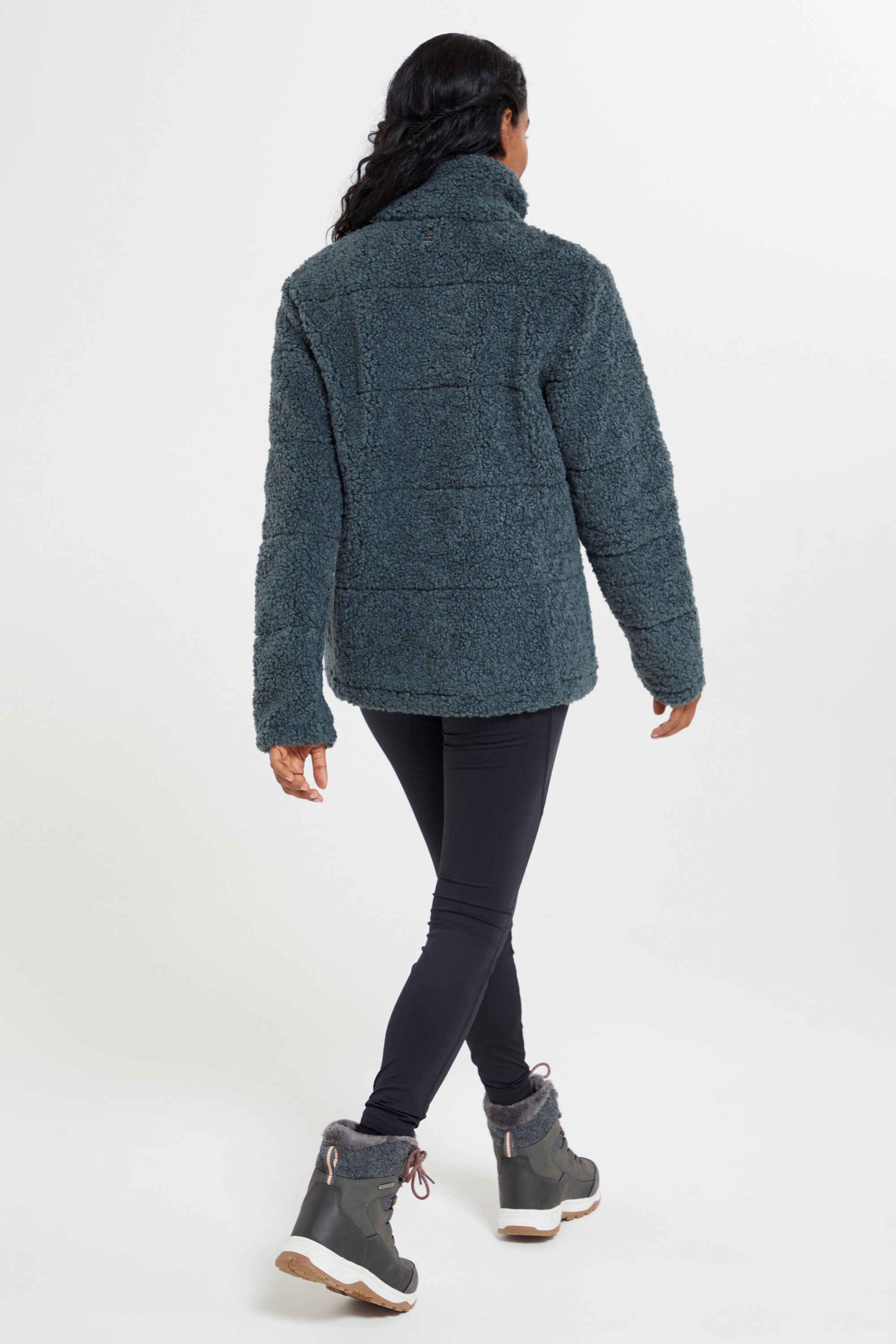 Trevisker Womens Fleece Bomber Jacket