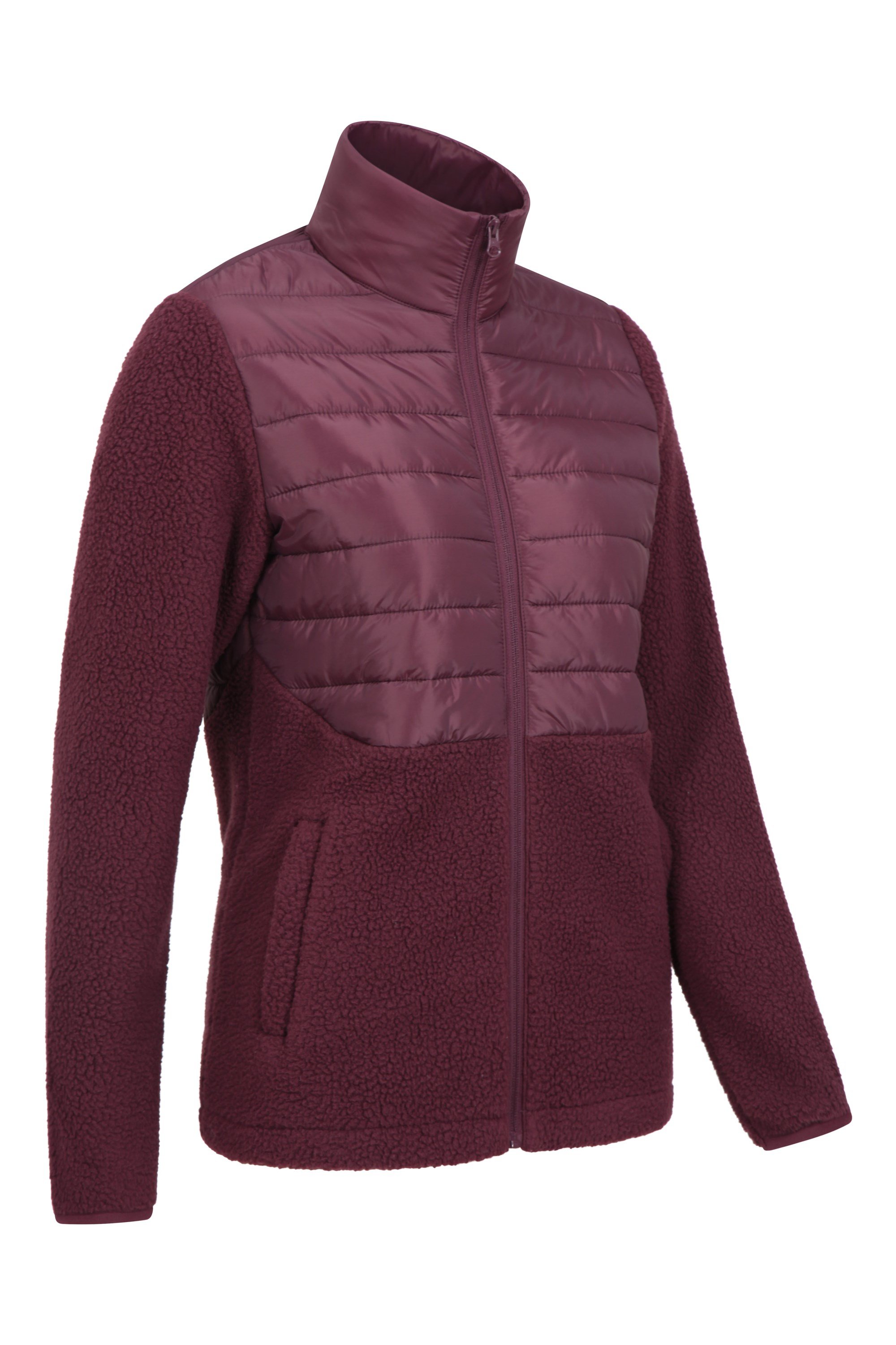 ladies padded fleece jacket