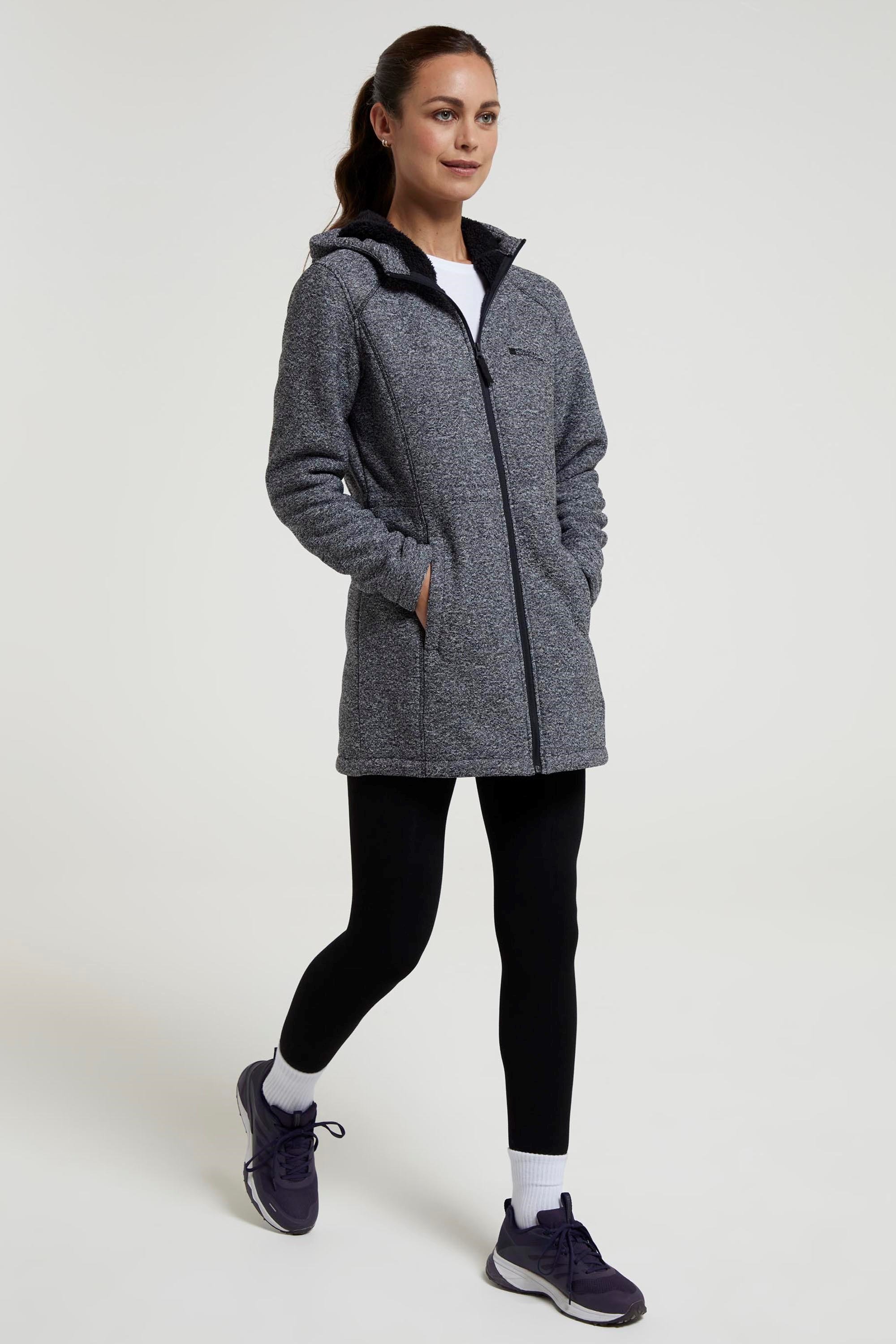 Mountain Warehouse Birch Womens Longline Fleece Jacket - Full-zip