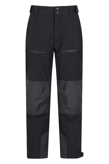 Cascade Extreme Mens Ski Pants - Short Length Black