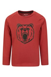Bear camiseta infantil orgánica
