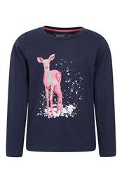 Winter Deer Kids Organic T-shirt