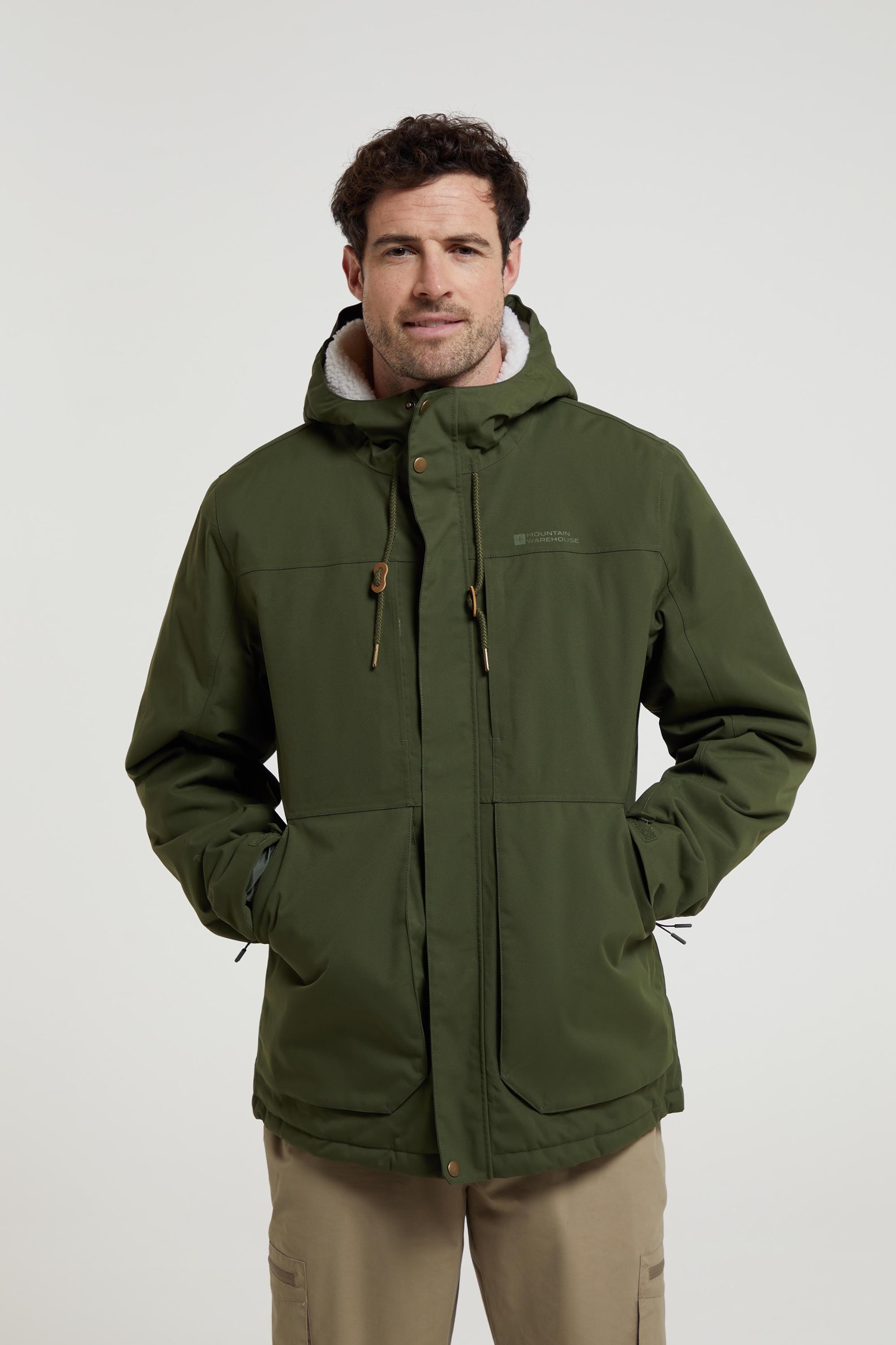 Buy JOGERBRO Mens Waterproof Rain Jacket with Hood Hiking Fishing Windproof  Raincoat, Green, Large at Amazon.in
