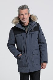 Crux Mens Waterproof Parka Jacket Black